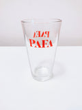 PAFA 16 oz Glass