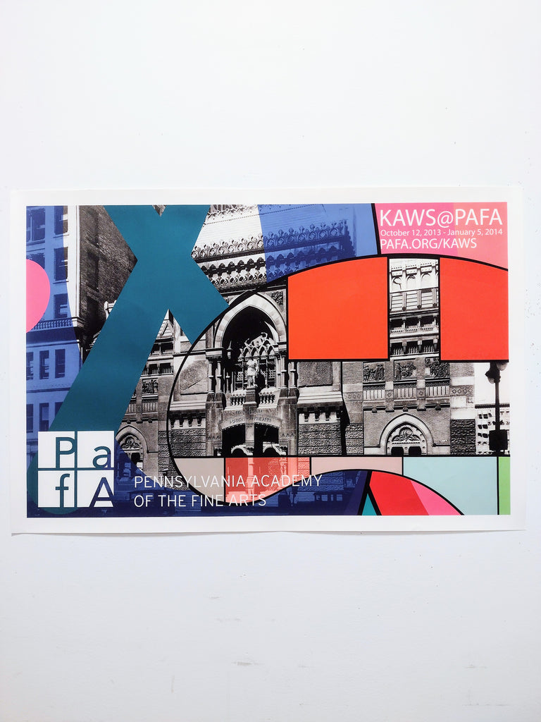 Kaws X Pafa Poster Pennsylvania Academy of the Fine Arts