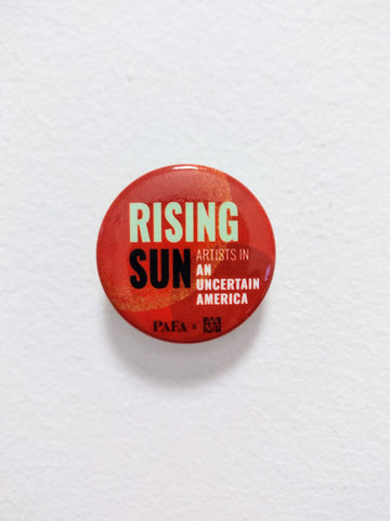 Rising Sun Pin Button