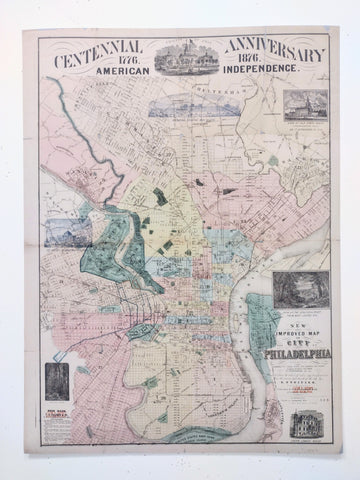 Phila Centennial Map