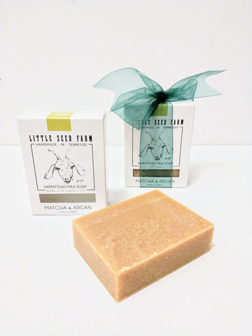 Little Seed Farm Soap Matcha & Argan