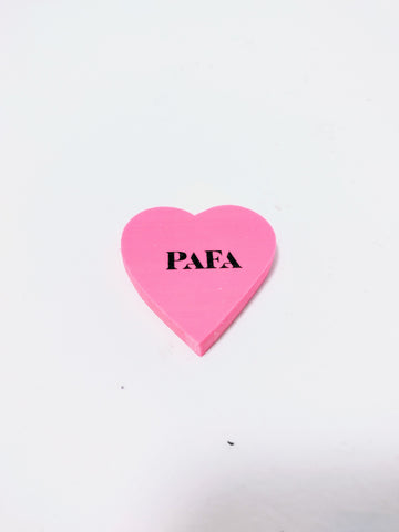 PAFA Heart Erasers