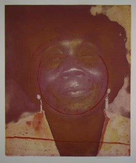 Frank Bowling, "Mother Approaching Sixty"